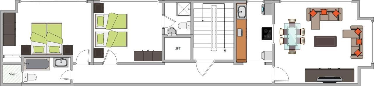 2 Bedroom, Central And Spacious Apartment With Sea View - 2 Мсида Экстерьер фото